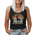 Retro Vintage Chihuahua MomIve Got Friends In Low Places Women Tank Top Basic Casual Daily Weekend Graphic