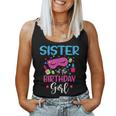 Sister Of The Birthday Girl Spa Party Nail Polish Makeup Women Tank Top