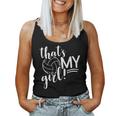 Thats My Girl Proud Volleyball Mom Volleyball Mother Women Tank Top