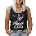 The Legend Has Retired Firefighter Fire Fighter Retirement Women Tank Top Basic Casual Daily Weekend Graphic