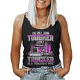 The Only Thing Tougher Than A Trucker Is A Trucker’S Wife Women Tank Top Basic Casual Daily Weekend Graphic