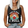 This Is How I Roll Funny Bowling Balls Pin Bowler Vintage Women Tank Top Basic Casual Daily Weekend Graphic