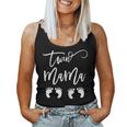 Womens Twin Mama For New Mom Twin Mom To Be Women Tank Top