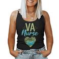 Va Nurse Heart Camouflage Camo Facemask Rn Women Tank Top Basic Casual Daily Weekend Graphic