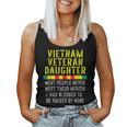 Vietnam Veteran Daughter Raised By My Hero War Veterans Women Tank Top Basic Casual Daily Weekend Graphic