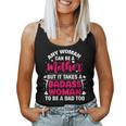 Womens Badass Mom To Be A Dad Mothers Fathers Day Single Mom Womens Women Tank Top Basic Casual Daily Weekend Graphic