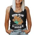 Womens Dino Dad Soon To Be Daddy 2023 Fathers Day Women Tank Top Basic Casual Daily Weekend Graphic
