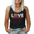 Womens Firefighter Wife Fire Department - Love My Firefighter Women Tank Top Basic Casual Daily Weekend Graphic