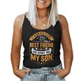 Womens I Asked God For A Best Friend He Sent Me My SonFathers Day Women Tank Top Basic Casual Daily Weekend Graphic