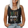 Womens Wife Mom Nurse Womens Rn Lpn Mothers Day For Nurses Women Tank Top Basic Casual Daily Weekend Graphic