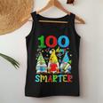 100 Days Smarter Cute Gnome Gift Teacher 100 Days Of School Women Tank Top Basic Casual Daily Weekend Graphic Funny Gifts