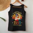 34Th Birthday Gift 34 Years Old For Women Retro Vintage 1989 Women Tank Top Basic Casual Daily Weekend Graphic Funny Gifts