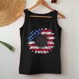 American Flag Sunflower 4Th Of July Independence Usa Day Women Tank Top Basic Casual Daily Weekend Graphic Funny Gifts