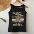 Army Veterans Day My Favorite Veteran Is My Grandma Kids Women Tank Top Basic Casual Daily Weekend Graphic Funny Gifts