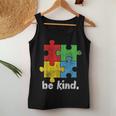 Autism Awareness Be Kind Autistic Kids Awareness Kindness Women Tank Top Unique Gifts