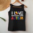 Autism Awareness Autism Mom I Love Someone With Autism Women Tank Top Unique Gifts