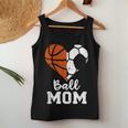 Ball Mom Heart Soccer Basketball Mom Women Tank Top Unique Gifts