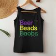 Beers Beads Boobs Funny Mardi Gras 2023 New Orleans Carnival Women Tank Top Basic Casual Daily Weekend Graphic Personalized Gifts