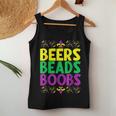 Beers Beads Boobs Mardi Gras Celebration Carnival Costume Women Tank Top Basic Casual Daily Weekend Graphic Personalized Gifts