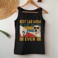 Best Lab Mom Ever Dog Lovers Vintage Gift Women Tank Top Basic Casual Daily Weekend Graphic Funny Gifts