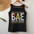 Black And Educated Bae Gift Pride History Month Teacher Women Tank Top Basic Casual Daily Weekend Graphic Funny Gifts