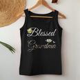 Blessed Grandma Cute Floral Mothers Day Gift Women Tank Top Basic Casual Daily Weekend Graphic Funny Gifts