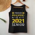 Class Of 2021 Sunflower Mom Proud Mama Of 2021 Senior Women Tank Top Basic Casual Daily Weekend Graphic Funny Gifts