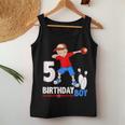 Dabbing Bowler BowlingShirt 5Th Birthday Boys Party Tees Women Tank Top Unique Gifts