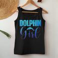 Dolphin Girl Beach Animal Lover Women Momn Tween Gift V2 Women Tank Top Basic Casual Daily Weekend Graphic Funny Gifts