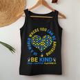 Down Syndrome Awareness Be Kind World Down Syndrome Day 2023 Women Tank Top Unique Gifts