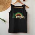 Earth Day Everyday Rainbow Pine Tree Shirt Women Tank Top Unique Gifts
