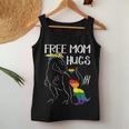 Free Mom Hugs Lgbt Pride Mama Dinosaur Rex Gift V2 Women Tank Top Basic Casual Daily Weekend Graphic Funny Gifts