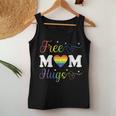Free Mom Hugs Lgbt Rainbow Gay Lesbian Women Tank Top Basic Casual Daily Weekend Graphic Funny Gifts