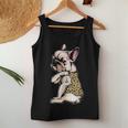 French Bulldog Tattoo I Love Mom Funny Mothers Day Gifts Women Tank Top Basic Casual Daily Weekend Graphic Funny Gifts