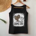 Game Day Baseball Decorations Leopard Heart Soccer Mom Mama Women Tank Top Unique Gifts
