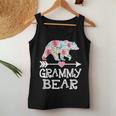 Grammy Bear Floral Family Mothers Day Gifts For Mom Women Tank Top Basic Casual Daily Weekend Graphic Funny Gifts