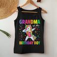 Grandma Of The Birthday Party Gifts Boys Dabbing Unicorn Women Tank Top Basic Casual Daily Weekend Graphic Funny Gifts
