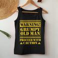 Grumpy Old ManFor Men Sarcastic Fathers Day Women Tank Top Unique Gifts