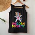 Halloween Dad Mom Daughter Adult Costume Unicorn Security Women Tank Top Unique Gifts