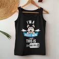 Im A Husky Mom And This Is How I Roll Funny Husky Women Tank Top Basic Casual Daily Weekend Graphic Funny Gifts