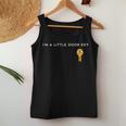 Im A Little Door Key Nerdy Bad Dorky Mom Dad Funny Costume Women Tank Top Basic Casual Daily Weekend Graphic Funny Gifts