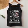Im A Mom Grandma And A Veteran Gift For Dad Fathers Day Women Tank Top Basic Casual Daily Weekend Graphic Funny Gifts