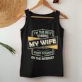 Im The Best Thing My Wife Ever Found On The Internet Women Tank Top Basic Casual Daily Weekend Graphic Personalized Gifts