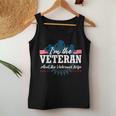 Im The Veteran And The Veterans Wife Veterans Day Women Tank Top Basic Casual Daily Weekend Graphic Funny Gifts