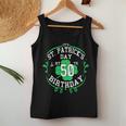 Its St Patricks Day & My 50Th Birthday 50 Years Old Gift Women Tank Top Basic Casual Daily Weekend Graphic Funny Gifts