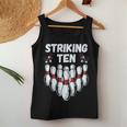 Kids Bowling 10 Ten Year Old Birthday Party 10Th Birthday Women Tank Top Unique Gifts