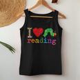 Librarian - I Love Reading - Hungry Caterpillar - Teacher Women Tank Top Unique Gifts