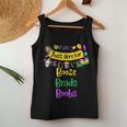 Mardi Gras For Men Women Im Just Here For Booze Beads Boobs Women Tank Top Basic Casual Daily Weekend Graphic Personalized Gifts
