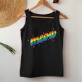 Meow Pride Lgbtq Equality Cat Daddy Cat Lover Rainbow Cats Women Tank Top Basic Casual Daily Weekend Graphic Personalized Gifts