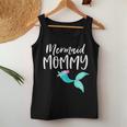 Womens Mom Birthday Party Outfit Dad Mama Girl Mermaid Mommy Shirt Women Tank Top Unique Gifts